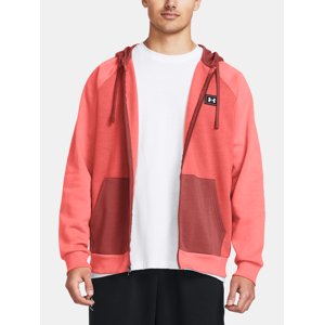 Under Armour Sweatshirt UA Rival Flc FZ Colorblock-RED - Men