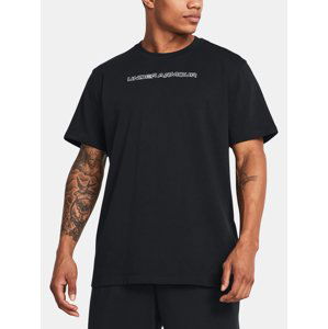 Under Armour T-Shirt UA HW LOGO OVERLAY EMB SS-BLK - Men's