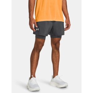 Under Armour Shorts UA LAUNCH 5'' 2-IN-1 SHORTS-GRY - Men