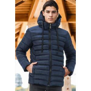 M8658 DEWBERRY MEN'S COAT-DARK NAVY BLUE