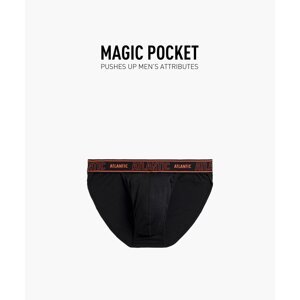 Men's Tango Briefs Magic Pocket ATLANTIC - Black