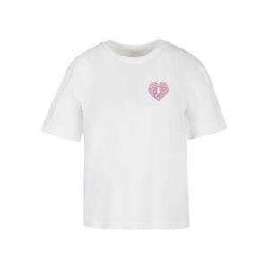 Women's T-shirt Heart Cage - white