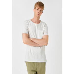 Koton Basic T-Shirts, Crew Neck Pocket Detailed, Short Sleeves.