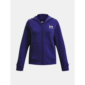 Under Armour Sweatshirt UA Rival Terry FZ Hoodie-BLU - Girls