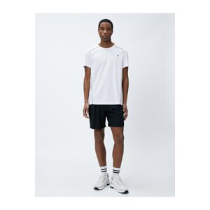 Koton Short Sports Shorts with Lace-Up Waist and Pocket.