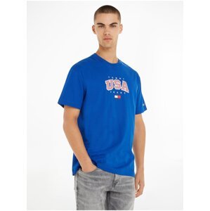 Blue Men's T-Shirt Tommy Jeans Modern Sport - Men