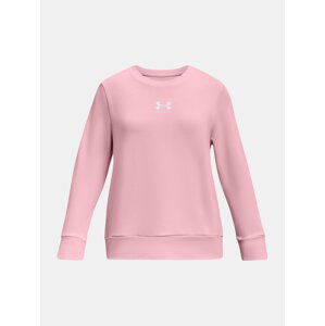 Under Armour Sweatshirt UA Rival Terry Crew -PNK - Girls