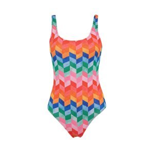 DEFACTO Fall in Love Regular Fit Printed Swimsuit