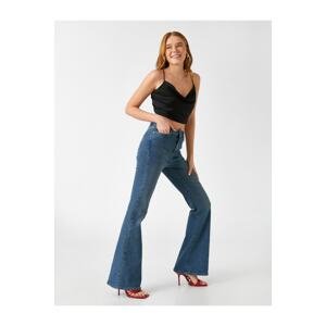 Koton High Waist Jeans - Flare Fit Jean