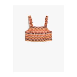 Koton Crop Top with Strap Gipe Detail