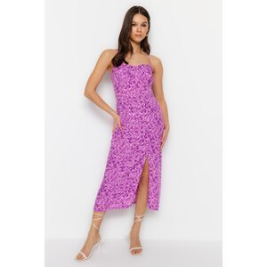 Trendyol Lilac Lilac Back Detailed Woven Dress Woven Woven Dress