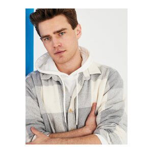 LC Waikiki Men's Hooded Long Sleeve Color Block Sweatshirt