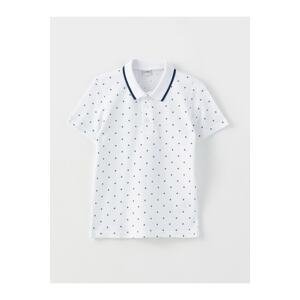 LC Waikiki Boy Polo Neck Printed Short Sleeve T-Shirt