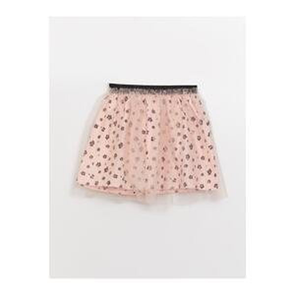 LC Waikiki Girl's Skirt With Elastic Waist Patterned Pattern