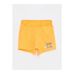 LC Waikiki Girls' Elastic Printed Waist Shorts