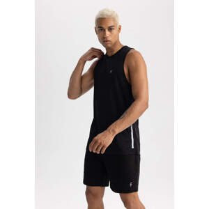 DEFACTO Slim Fit Printed Crew Neck Sleeveless Undershirt