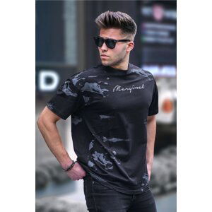 Madmext Men's Over Fit Cotton T-shirt 5207 Black