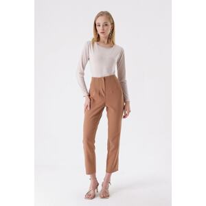 HAKKE High Waist Double Flare Trousers