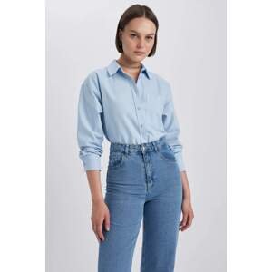 DEFACTO Oversize Fit Oxford Long Sleeve Shirt