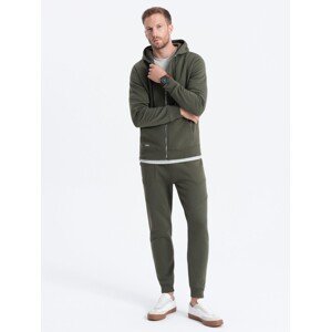 Ombre Men's sweatshirt set unbuttoned sweatshirt + pants