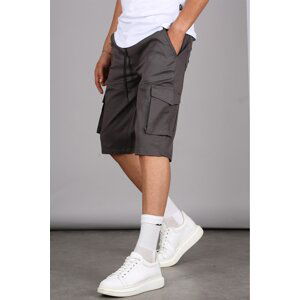 Madmext Smoked Basic Men's Cargo Pocket Capri Shorts 5473