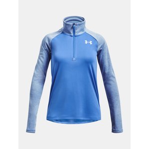 Modré športové tričko Under Armour Tech Graphic 1/2 Zip