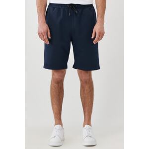 AC&Co / Altınyıldız Classics Men's Navy Blue Standard Fit Daily Casual Sports Knitted Shorts.