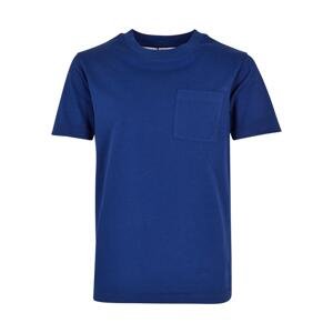 Boys' Organic Basic Pocket T-Shirt spaceblue