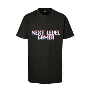 Children's Gaming T-Shirt Next Level Black