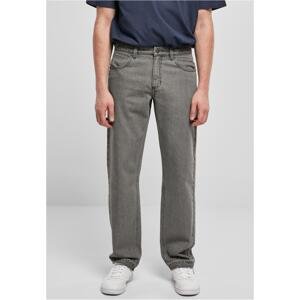 Open-brim jeans in a loose fit, medium grey