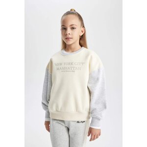 DEFACTO Relax Fit Crew Neck Sweatshirt