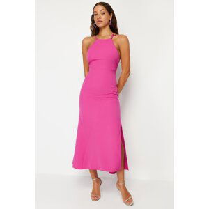 Trendyol Fuchsia Tie Back Dress