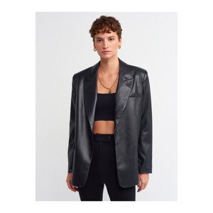 Dilvin 6871 Leather Jacket-black
