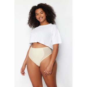 Trendyol Curve Ten High Waist Corset Effect-Contouring Briefs