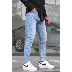 Madmext Ice Blue Slim Fit Men's Jean 5095