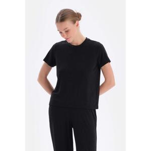 Dagi Black Soft Touch Basic T-Shirt