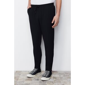 Trendyol Black Elastic Waist Woven Trousers