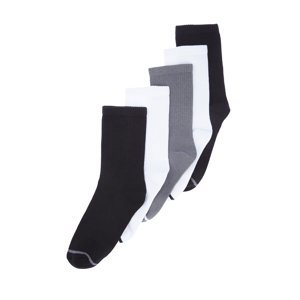 Trendyol 5-Pack Multi Color Cotton Contrast Striped College-Tennis-Mid-Length Socks
