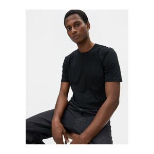 Koton Basic T-Shirt Crew Neck Short Sleeve Slim Fit