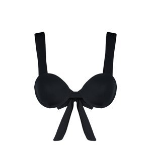 Trendyol Black Balconette Bikini Top