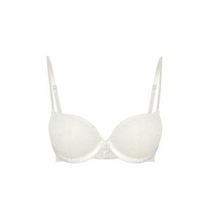 Trendyol Bridal White Lace Accessory Detail Covered Knitted Bra