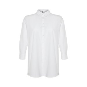 Trendyol Curve White Woven Shirt