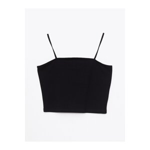 LC Waikiki Women's Square Neck Straight Crop