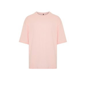 Trendyol Powder Oversize/Wide-Fit Basic 100% Cotton T-Shirt