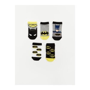 LC Waikiki Pack of 5 Batman Patterned Boys Booties Socks