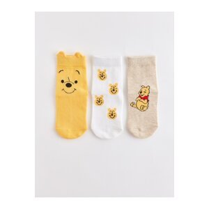 LC Waikiki 3-Pack Winnie the Pooh Printed Baby Boy Socks