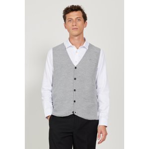 Altinyildiz Classics Gray Men's Vest 4A4924100033