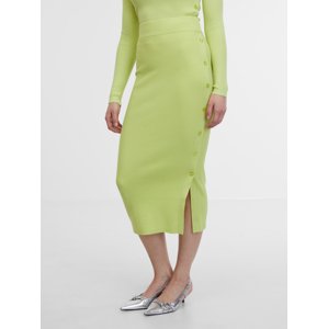 Orsay Light Green Women's Midi Sweater Skirt - Women's