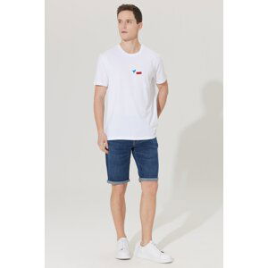 AC&Co / Altınyıldız Classics Slim Fit Slim Fit Cotton Flexible Denim Shorts.