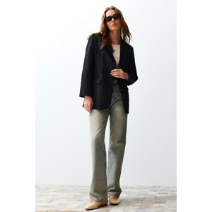 Trendyol Black Woven Blazer Jacket